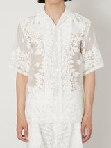 SHEER BANDANA SHORT SLEEVE SHIRT - TAAKK