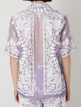 SHEER BANDANA SHORT SLEEVE SHIRT - TAAKK