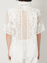 SHEER BANDANA SHORT SLEEVE SHIRT - TAAKK