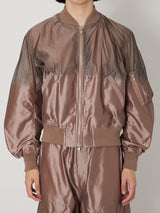SHEER GRADATION MA-1 BLOUSON - TAAKK