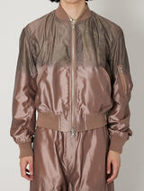 SHEER GRADATION MA-1 BLOUSON - TAAKK