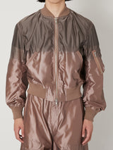 SHEER GRADATION MA-1 BLOUSON - TAAKK