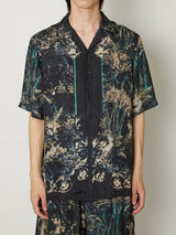SILK OPEN COLLAR SHIRT - TAAKK