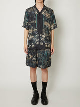 SILK OPEN COLLAR SHIRT - TAAKK