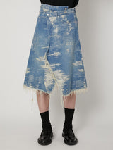 TAAKK DENIM WRAP SKIRT - TAAKK