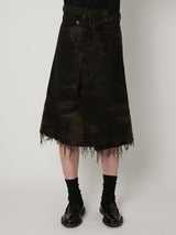 TAAKK DENIM WRAP SKIRT - TAAKK