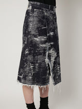TAAKK DENIM WRAP SKIRT - TAAKK