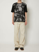 TRANSPARENT FLOWER T LAYERED T-SHIRTS - TAAKK