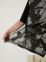 TRANSPARENT FLOWER T LAYERED T-SHIRTS - TAAKK