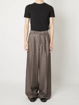 TWO-TUCK WIDE TROUSERS - TAAKK