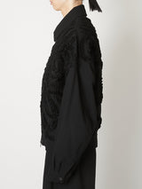WOOL ZIP BLOUSON - TAAKK