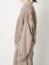 WOOL ZIP BLOUSON - TAAKK