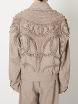 WOOL ZIP BLOUSON - TAAKK